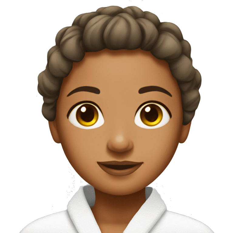 Spa tan girl emoji