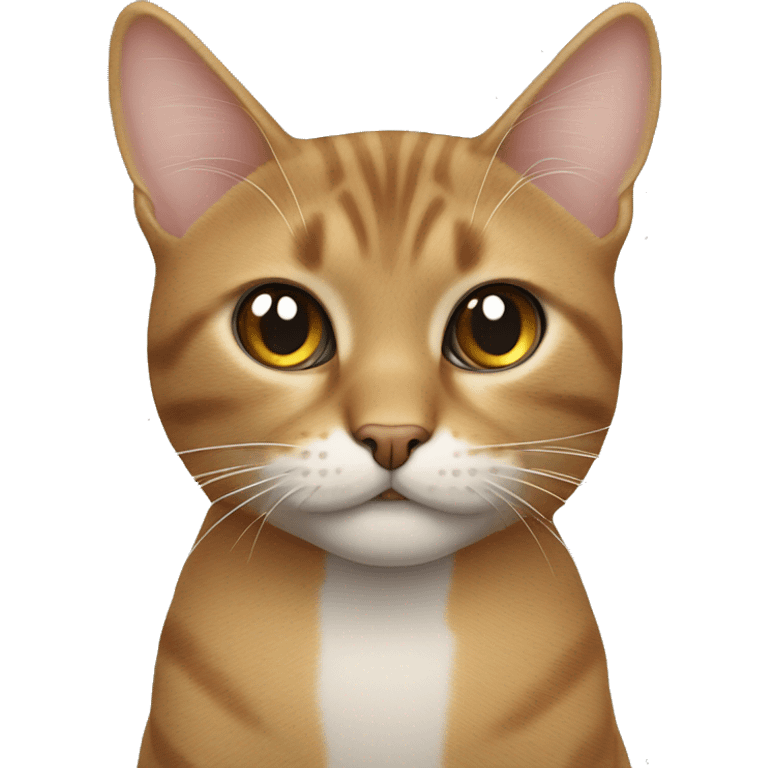 Gato con ojos de tache y la lengua de fuera  emoji