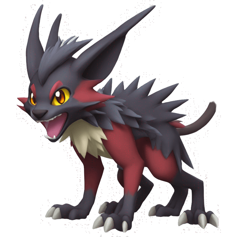 Noivern-Torracat-Zoroark full body emoji