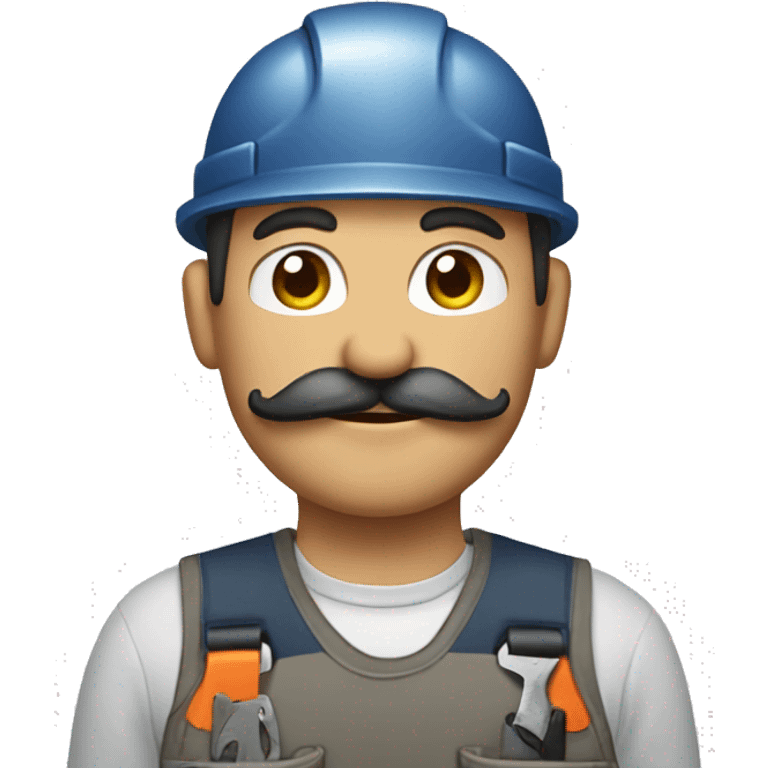 repairman with mustache emoji