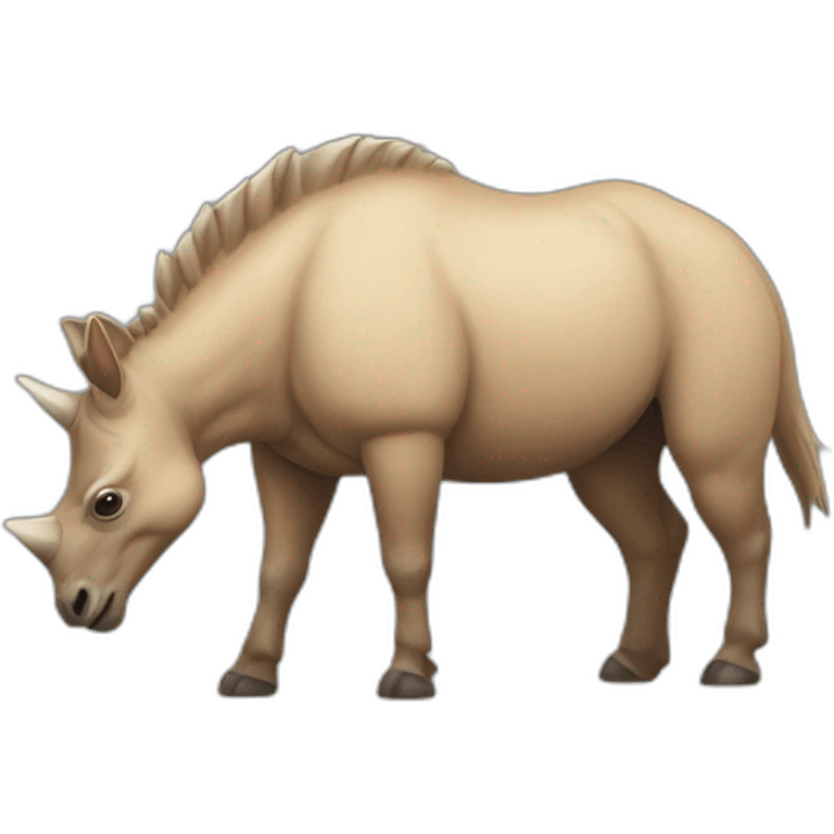 Rinoceronte furioso emoji