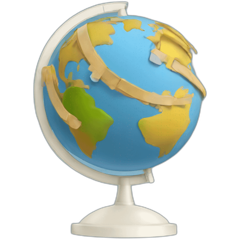 Globe with letters emoji