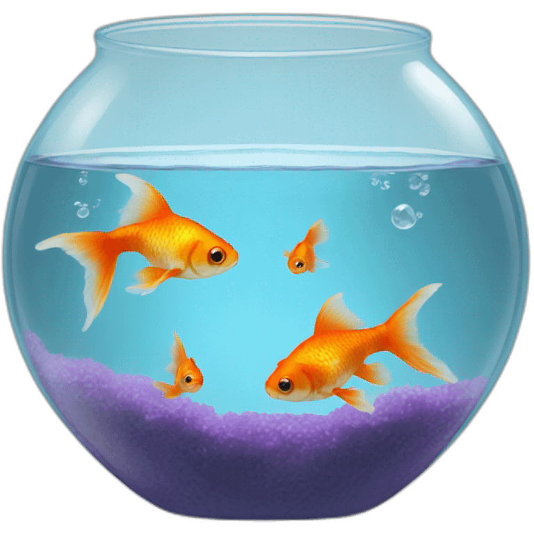 goldfish in a Fish bowl emoji