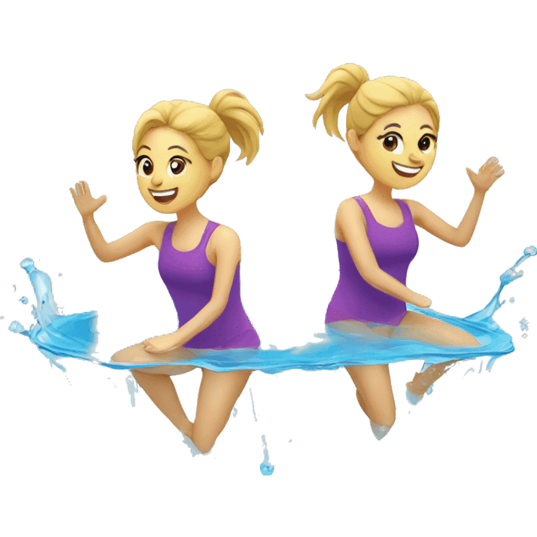 Aerobics in water emoji