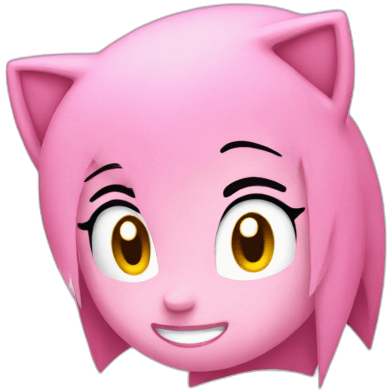 Amy Rose sonic emoji