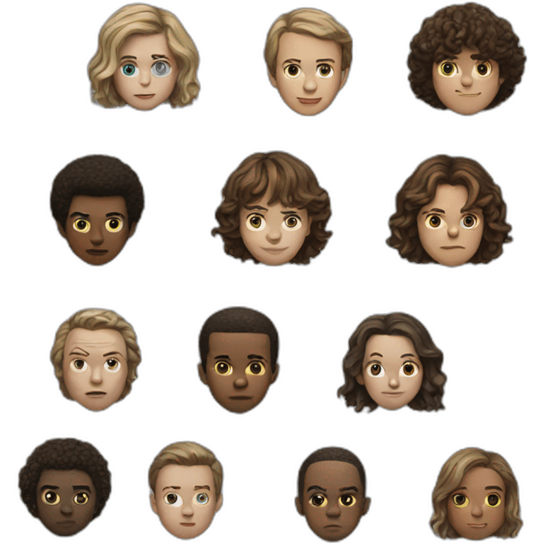 Stranger things emoji