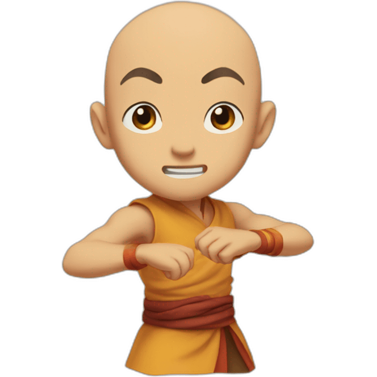 Aang bending air emoji