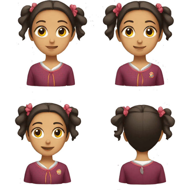 Niña para la escuela  emoji