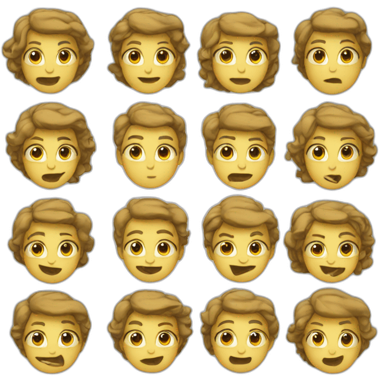 Emojis regard de biches emoji