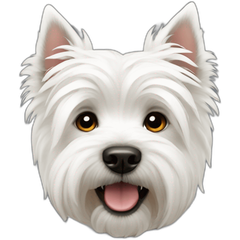 west highland white terrier emoji