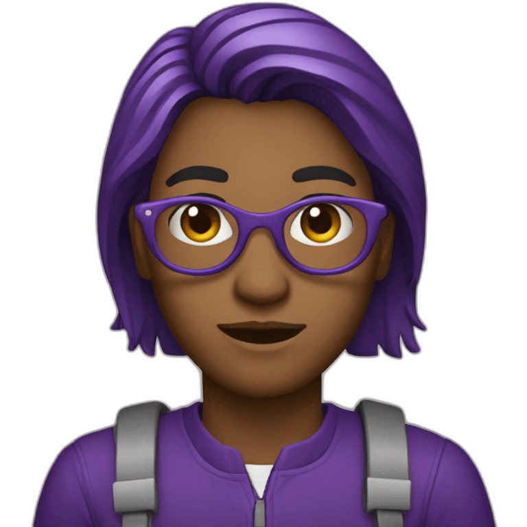 graphic designer-purple emoji