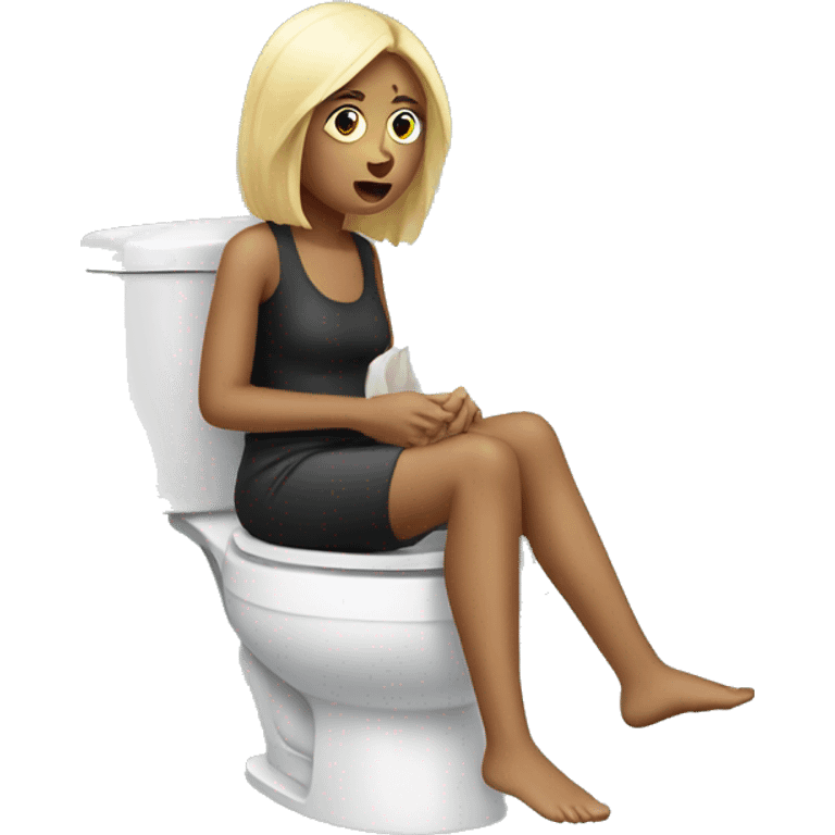 Remove NSFW (women is sitting on toilet ) emoji