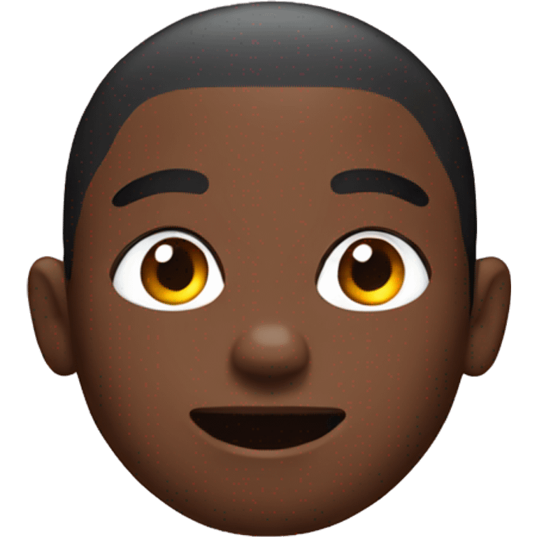 black guy swimming emoji