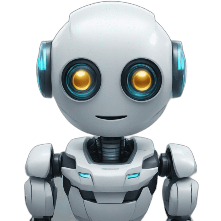 an ai investing video game robot emoji