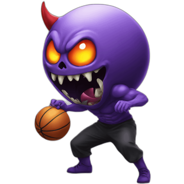 ball hoarding demon emoji