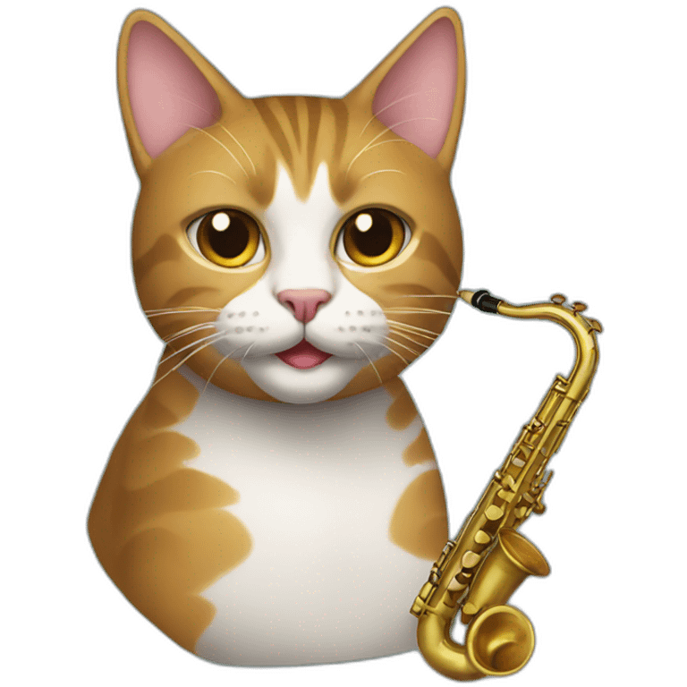 Jazz cat emoji