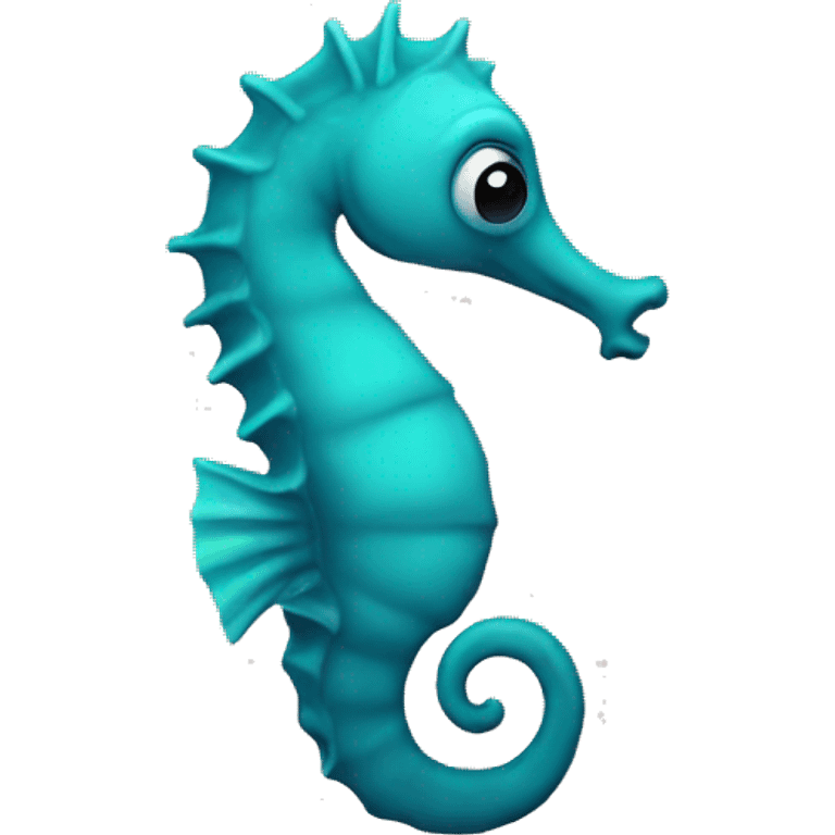 Extremely sad seahorse emoji