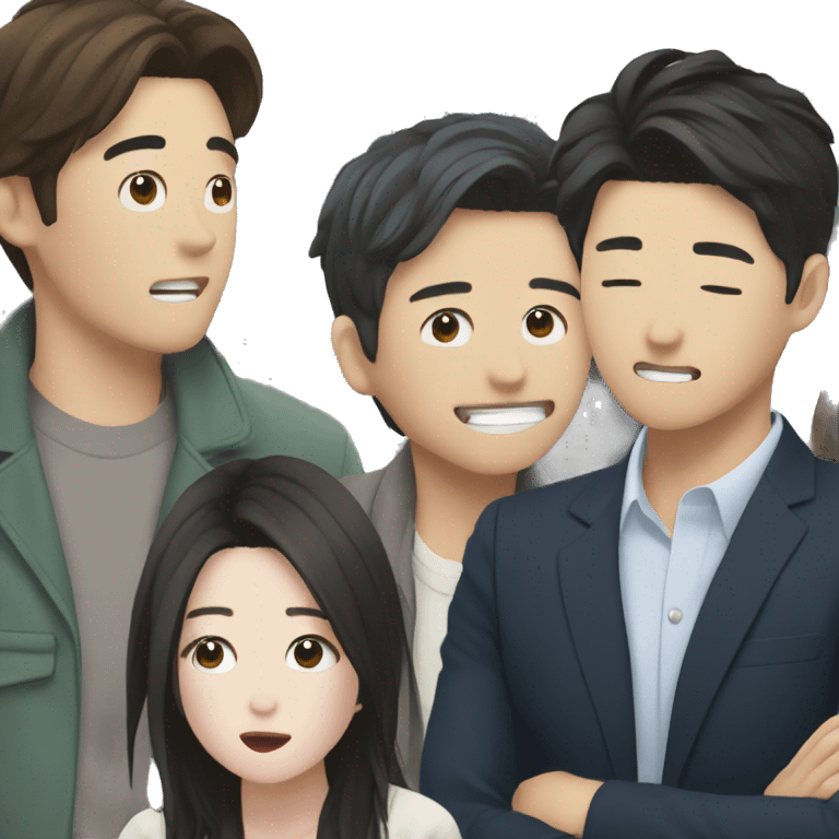 A candid K-drama scene emoji