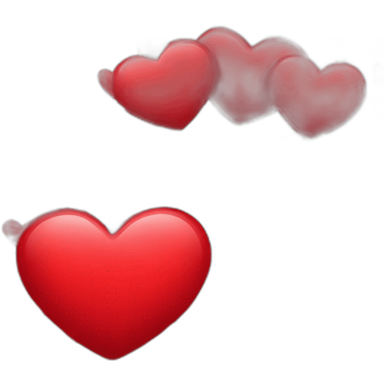 Red Heart and kisses emoji