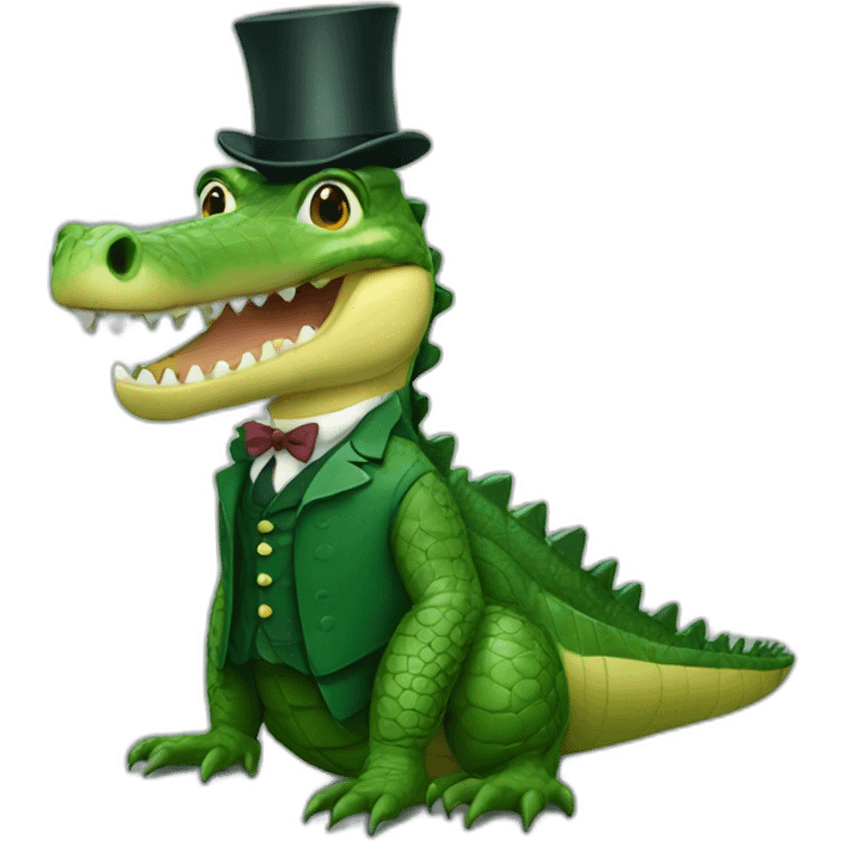 Sir crocodile  emoji