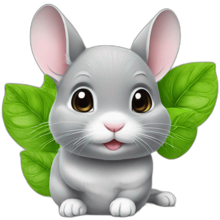 chinchilla with mojito emoji