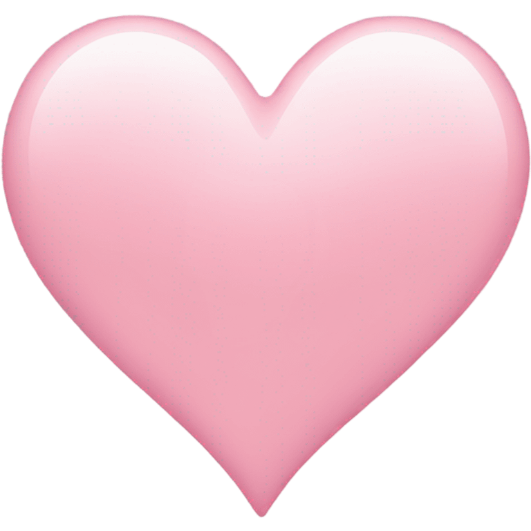 Light pink heart  emoji