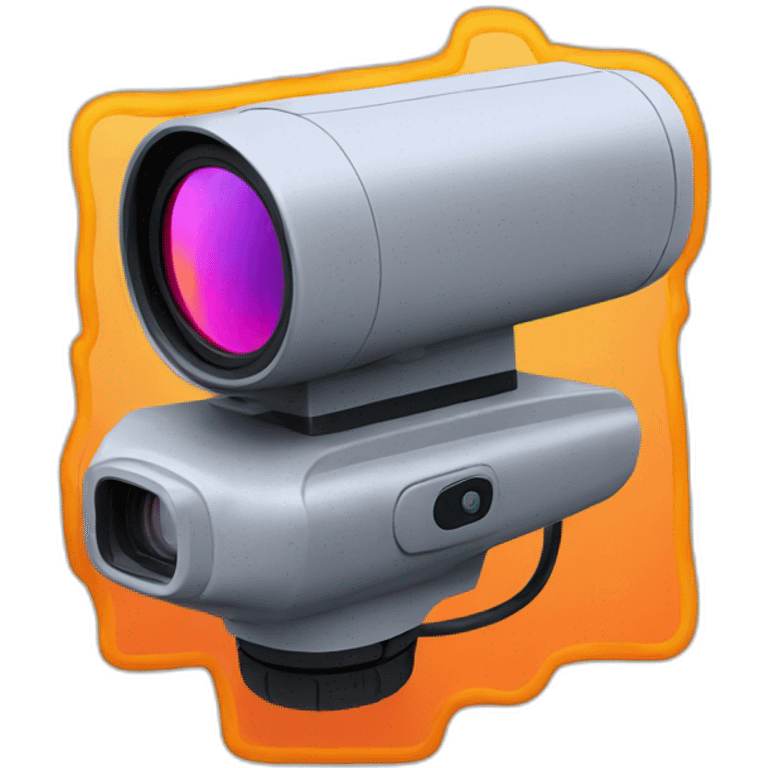 Infrared thermal imaging camera emoji