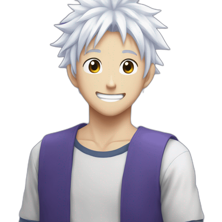 Killua zoldick rire emoji