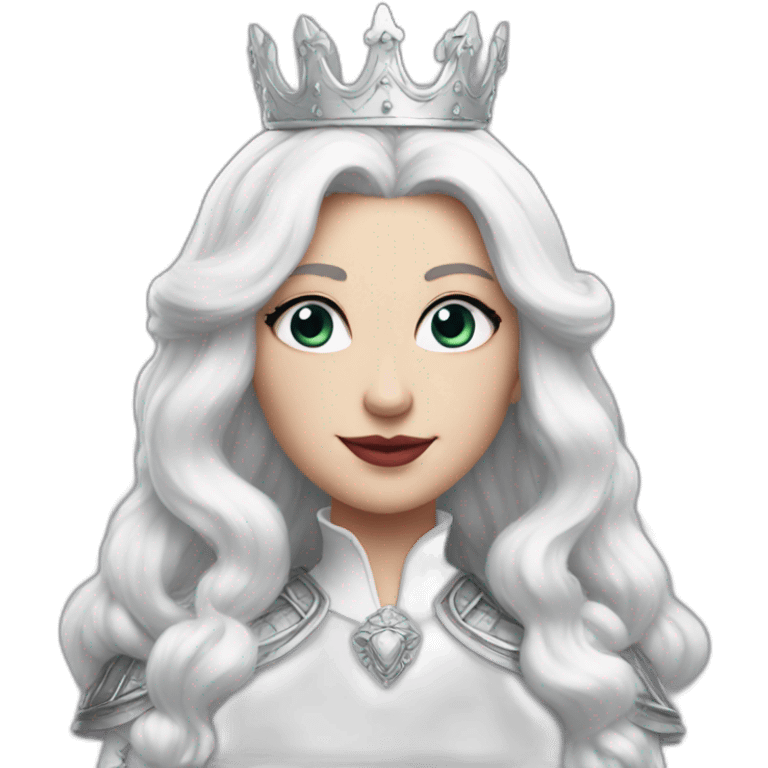 Thicc white queen emoji