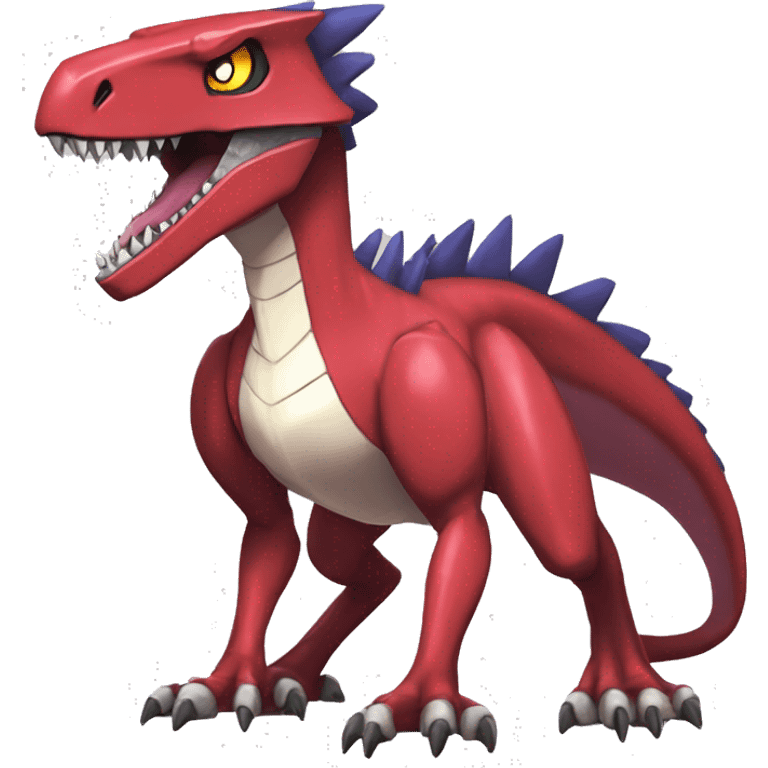  Cool Edgy Digimon-Fakemon-Guilmon-Genesect-Velociraptor-Dragon full body emoji