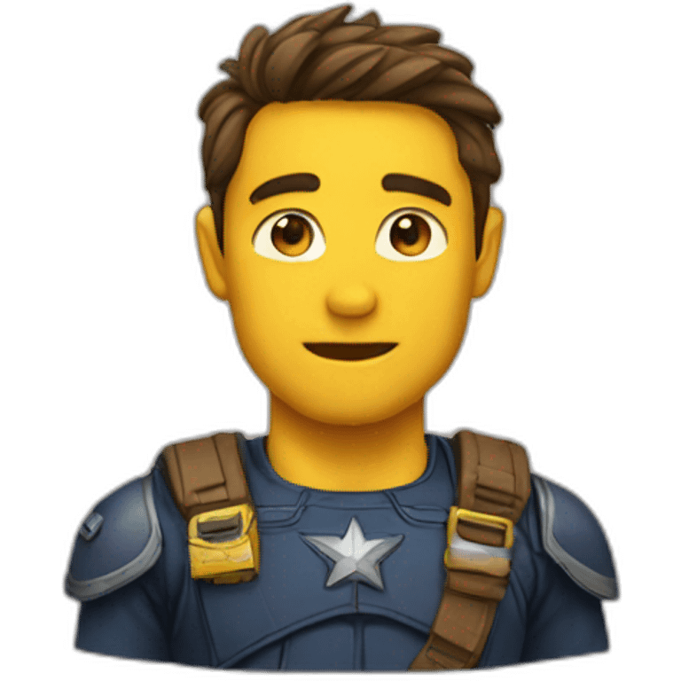 a hero  emoji