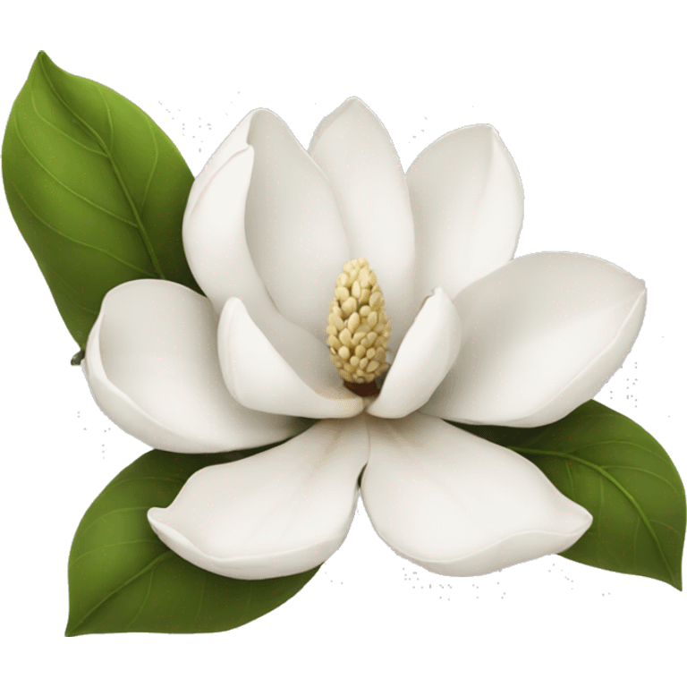 White magnolia  emoji