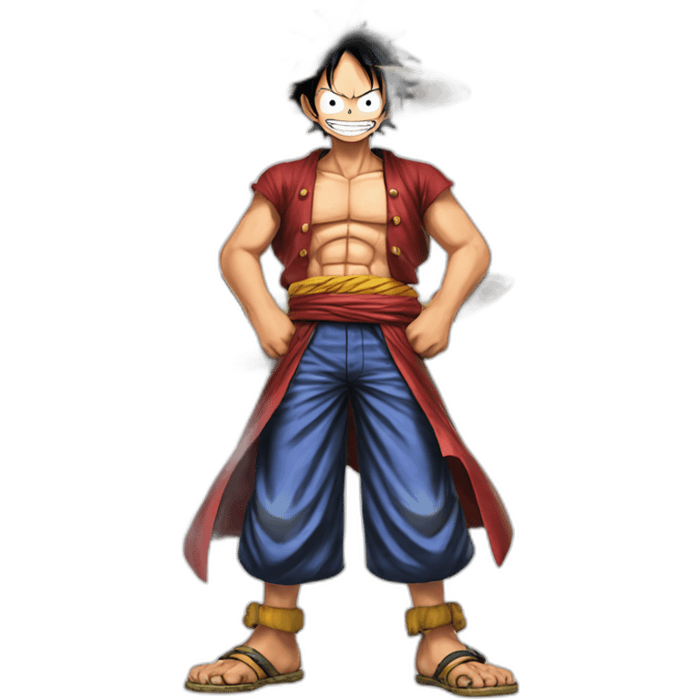 luffy one piece gear 5th emoji