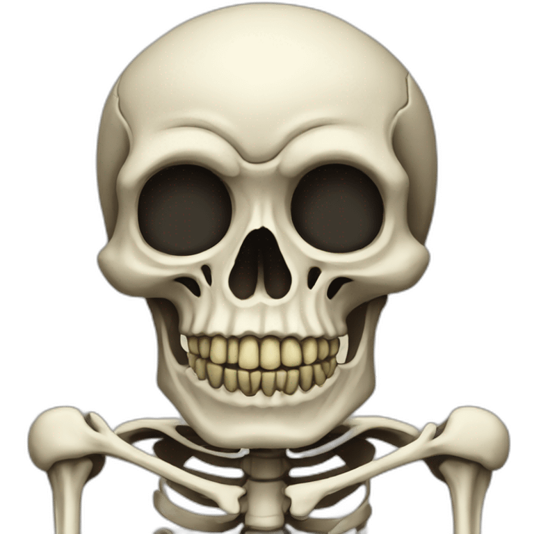 skeleton take the l emoji