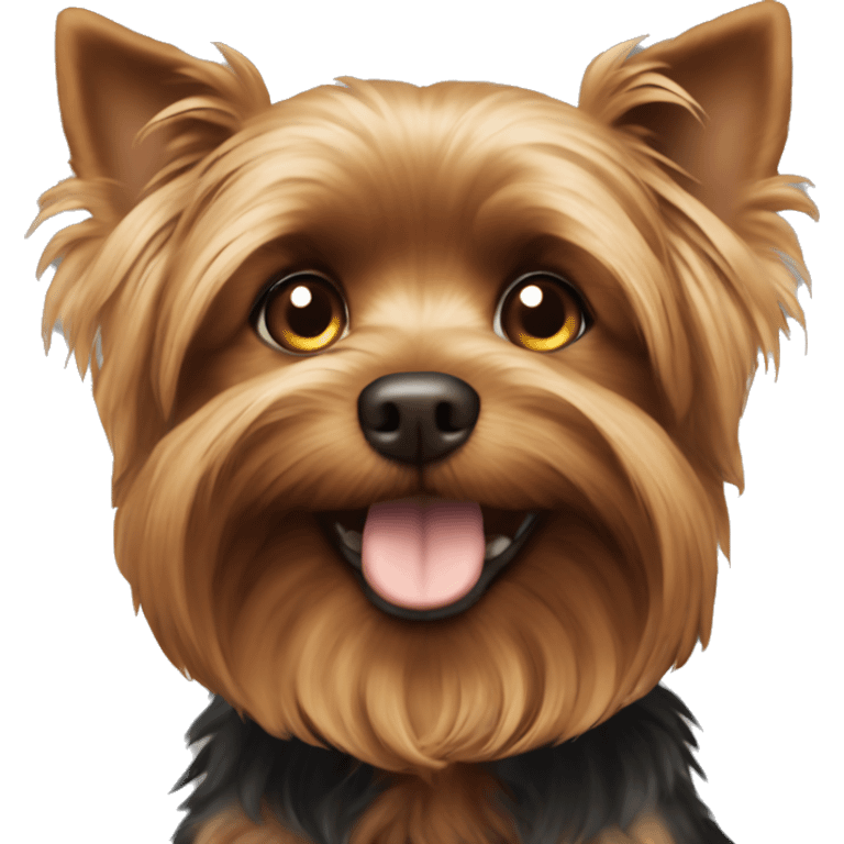 Dog  Yorkshire brown  emoji