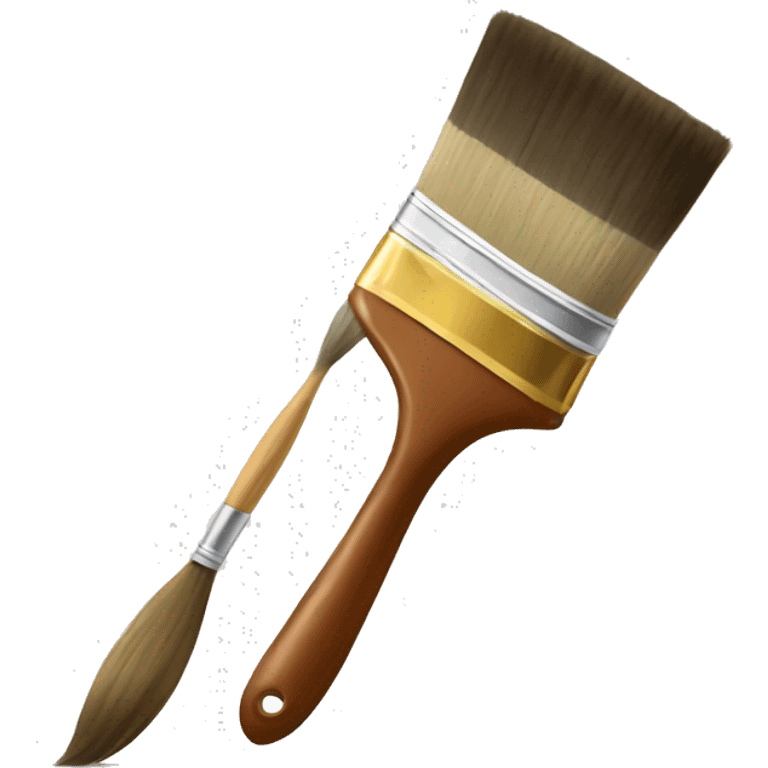 elegant paint brush emoji