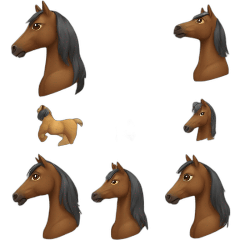 Cheval Isabelle  emoji