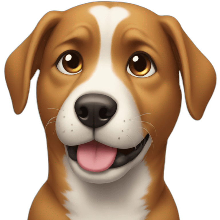 Dog saying thanks emoji