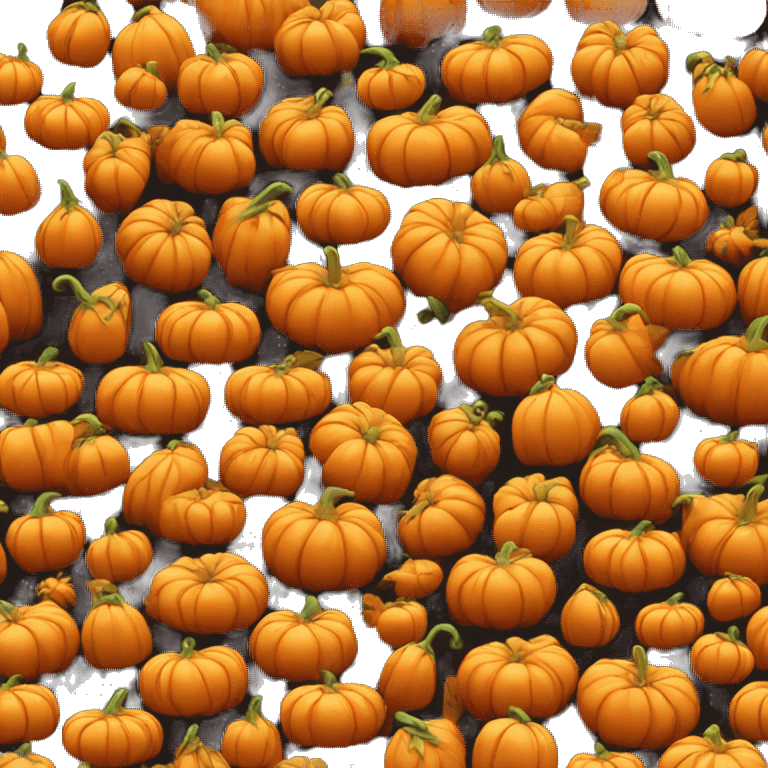 vibrant pumpkin display emoji