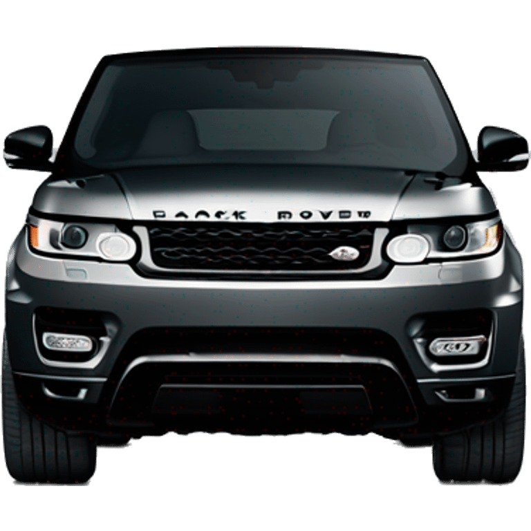 Black Range Rover sport 24 edition emoji