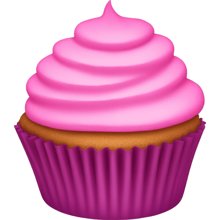 Cupcake pink emoji