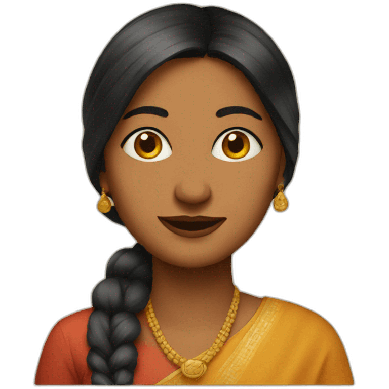 indan lady emoji