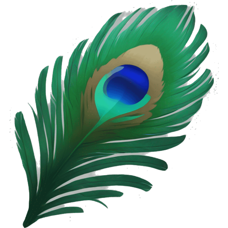 Peacock feather emoji  emoji