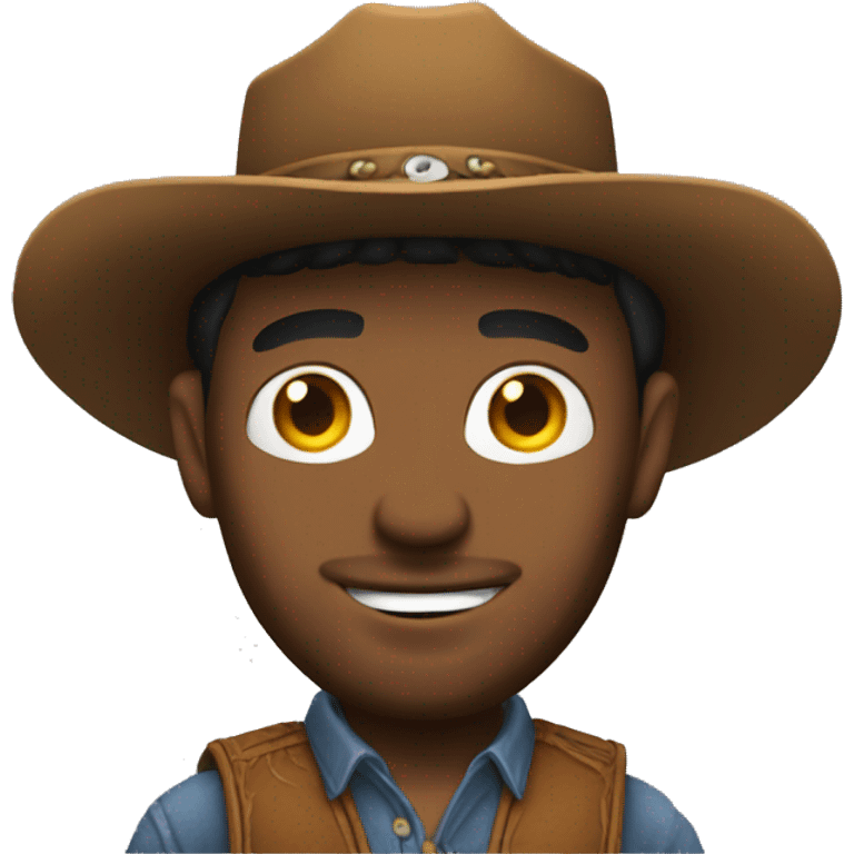 Uomo cowboy gioco emoji