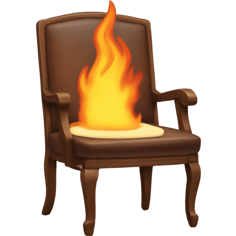 chair on fire emoji