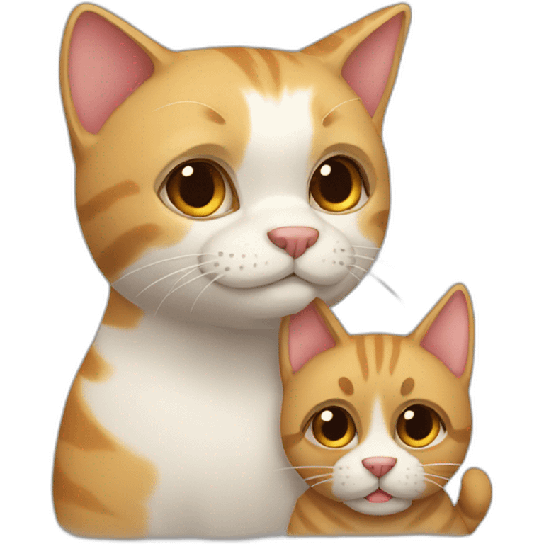 el gato y el perro emoji