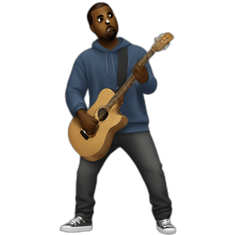 Kanye west performing emoji