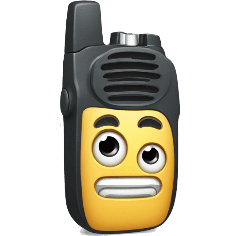 cartoon Walkie talkie emoji