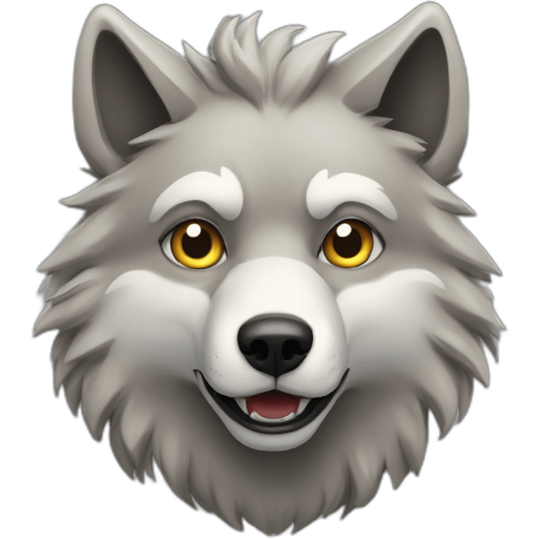 wolf-playing-video-games-on-pc emoji