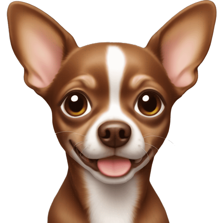 Chihuahua chocolate color emoji